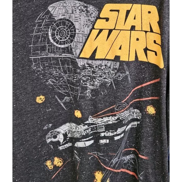 Official Star Wars Death Star T-Shirt - Men's Black Graphic Tee - View #10